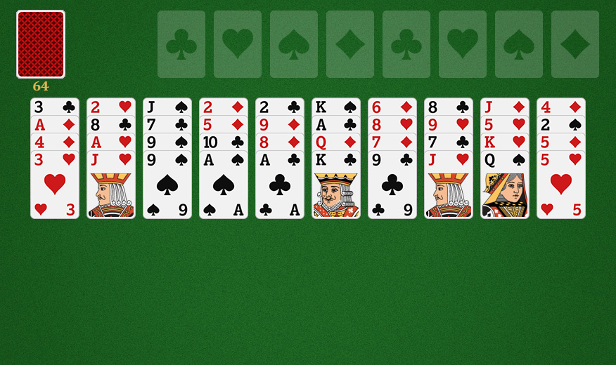 Forty Thieves Solitaire - screenshot